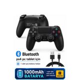 Zineets PS4 Kablosuz Oyun Kolu Titreşimli Joystick Tablet Telefon PC PS3 PS4 Uyumlu