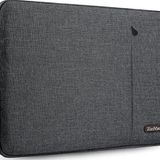 ZinMark Dizüstü Bilgisayar Kılıfı 9.7 10.5 inç Kılıf iPad 9.7" 10.5" 11", Surface Go 2018 ve En Popüler 9.7"-10" Tablet Chromebook, Keten Gri ile Uyumlu