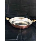 Zinnun Bakır Yumurta Tavası/sahanı 24 cm (Kalın/ağır)