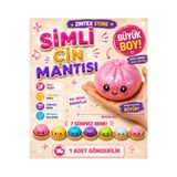 zinstore %100 Büyük Boy Simli Squishy Çin Mantısı Sıkılabilir Stres Oyuncağı