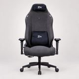 Zio Gaming Valor Jet Black Kumaş Oyuncu Koltuğu ve Çalışma Sandalyesi, Geniş Visco Oturum, 4D Kolçak, 160° Yatış, Manyetik Baş ve Bel Yastıkları, 130 kg