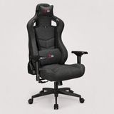 Zio Gaming Venom Fabric Jet Black Oyuncu Koltuğu ve Çalışma Sandalyesi, Air Flow Keten Kumaş, Oturak ve Sırtta Visco Sünger, 4D Kolçak, 160° Yatış