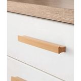 Ziodi Terra Topmah 64 mm (6.4 cm) Ahşap Kulp Lüks Country Mutfak Mobilya Dolap Çekmece Kulbu 64 mm