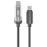 Zipax 100W Dijital Göstergeli Type C To Type C 1 Metre Pd Hızlı Şarj Kablosu (Zpx) - Ear-Ec-189Cc