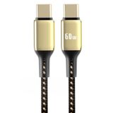 Zipax 3 Metre 60W Type C To Pd Hızlı Şarj Kablosu Zpx Ear Ec 141C Gold