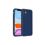 Zipax Apple İphone 11 İle Uyumlu Kılıf Kamera Korumalı Gizli Kartlık Hazneli Zr Vitra Lacivert
