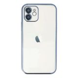 Zipax Apple iPhone 11 ile Uyumlu Kılıf, Silikon, Lazer Lensli Kamera Korumalı, Mavi