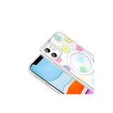 Zipax Apple İphone 11 İle Uyumlu Kılıf Soft Silikon Mgsafe Özellikli Kapak Zr Folk Yeşil