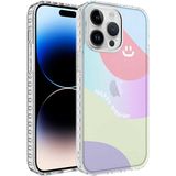 Zipax Apple iPhone 12 Pro Max Kılıf Airbag Kenarlı Renkli Desenli Silikon Elegans Kapak