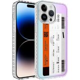 Zipax Apple iPhone 13 Pro Kılıf Airbag Kenarlı Renkli Desenli Silikon Elegans Kapak