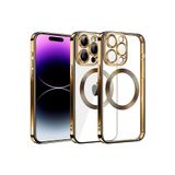 Zipax Apple İphone 13 Pro Max İle Uyumlu Kılıf Kamera Korumalı Silikon Kapak Azn Slot Gold