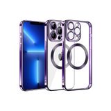 Zipax Apple İphone 13 Pro Max İle Uyumlu Kılıf Kamera Korumalı Silikon Kapak Azn Slot Mor