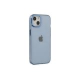 Zipax Apple İphone 14 İle Uyumlu Kılıf Anka Pc Sert Metal Tuş Tasarımlı Silikon Kapak Mavi
