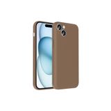 Zipax Apple İphone 14 İle Uyumlu Kılıf Kamera Korumalı Gizli Kartlık Hazneli Zr Vitra Kahverengi
