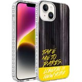 Zipax Apple iPhone 14 Plus Kılıf Airbag Kenarlı Renkli Desenli Silikon Elegans Kapak
