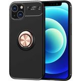 Zipax Apple iPhone 14 Plus Kılıf Ravel Yüzüklü Silikon Kapak