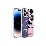 Zipax Apple İphone 14 Pro İle Uyumlu Kılıf Airbag Kenarlı Renkli Desenli Silikon Elegans Kapak,ElegansiPhone14Pro218304821733TKRGRS