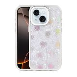 Zipax Apple İphone 15 İle Uyumlu Kılıf Desenli Silikon Kapak Azn Lumi Beyaz