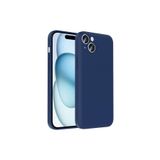 Zipax Apple İphone 15 Plus İle Uyumlu Kılıf Kamera Korumalı Gizli Kartlık Hazneli Zr Vitra Lacivert
