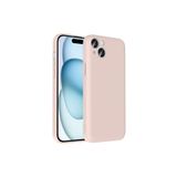 Zipax Apple İphone 15 Plus İle Uyumlu Kılıf Kamera Korumalı Gizli Kartlık Hazneli Zr Vitra Pembe