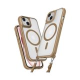 Zipax Apple İphone 15 Plus İle Uyumlu Kılıf Silikon Kapak Azn Penta Kahverengi