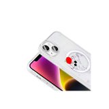 Zipax Apple İphone 15 Plus İle Uyumlu Kılıf Soft Silikon Mgsafe Özellikli Kapak Zr Folk Kırmızı