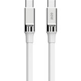 Zipax Apple iPhone 15 Plus Şarj Kablosu Type C 3.4A Hızlı Şarj - SC66T-BEYAZ