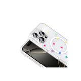 Zipax Apple İphone 15 Pro Max İle Uyumlu Kılıf Soft Silikon Mgsafe Özellikli Kapak Zr Folk Sarı
