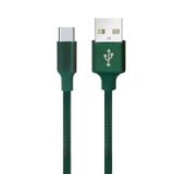 Zipax Apple İphone 15 Pro Max İle Uyumlu Şarj Kablosu Type C 2 4A Hasırlı Gr D2 D2Tyyeşil