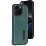 Zipax Apple İphone 15 Pro Max Kılıf Kartlıklı Silikon Kapak Azn-Sara