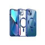 Zipax Apple iPhone 15 Uyumlu Kılıf, M-Safe Şarj Özellikli, Mavi, Magneticsafe Serisi
