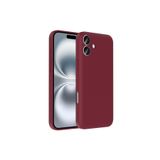 Zipax Apple İphone 16 İle Uyumlu Kılıf Kamera Korumalı Gizli Kartlık Hazneli Zr Vitra Mürdüm