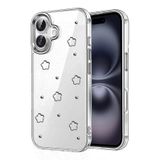 Zipax Apple İphone 16 Plus İle Uyumlu Kılıf Desenli Silikon Kapak Azn Fiyonk Beyaz