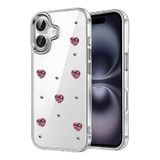 Zipax Apple İphone 16 Plus İle Uyumlu Kılıf Desenli Silikon Kapak Azn Fiyonk Kırmızı