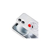Zipax Apple İphone 16 Plus İle Uyumlu Kılıf Soft Silikon Mgsafe Özellikli Kapak Zr Folk Kırmızı