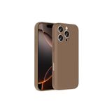 Zipax Apple İphone 16 Pro Max İle Uyumlu Kılıf Kamera Korumalı Gizli Kartlık Hazneli Zr Vitra Kahverengi