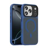 Zipax Apple iPhone 16 Pro Max Uyumlu Kılıf, M-Safe Şarj Özellikli, Lacivert, 360° Askeri Sınıf Koruma