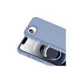 Zipax Apple İphone 16E İçin Magsafe İle Uyumlu Kılıf Şarj Özellikli Sıvı Teknolojili Zr Kwi Mavi