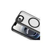 Zipax Apple İphone 16E İle Uyumlu Kılıf Mat Arka Yüzey Wireless Şarj Özellikli Zr Flett Siyah