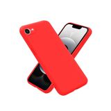 Zipax Apple İphone 16E İle Uyumlu Kılıf Soft Silikon Kapak Azn First Kırmızı