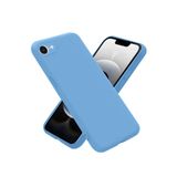 Zipax Apple İphone 16E İle Uyumlu Kılıf Soft Silikon Kapak Azn First Mavi