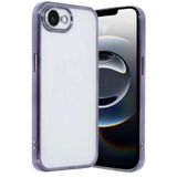 Zipax Apple iPhone 16E Uyumlu Kılıf, Silikon, Lazer Lensli Kamera Korumalı, Mor