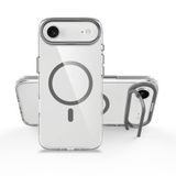 Zipax Apple iPhone 17 Air Uyumlu Kılıf, M-safe Şarj Özellikli, Airbag Darbe Emici, Kamera Standlı, Gri