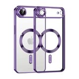 Zipax Apple iPhone 17 Air Uyumlu Kılıf, M-Safe Şarj Özellikli, Mor, Azn-Kross