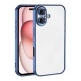 Zipax Apple iPhone 17 ile Uyumlu Kılıf, Silikon, Lazer Lensli Kamera Korumalı, Mavi