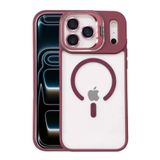 Zipax Apple iPhone 17 Pro Max ile Uyumlu Kılıf, MagSafe Şarj Özellikli, Lensli Stand, Kırmızı