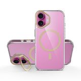 Zipax Apple iPhone 17 Uyumlu Kılıf, M-safe Şarj Özellikli, Airbag Darbe Emici, Kamera Standlı, Zr-Azor Kahverengi