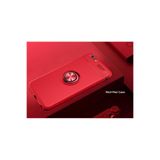 Zipax Apple İphone 8 İle Uyumlu Kılıf Ravel Yüzüklü Silikon Kapak Kırmızı