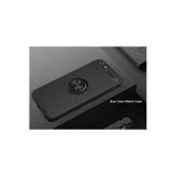 Zipax Apple İphone 8 İle Uyumlu Kılıf Ravel Yüzüklü Silikon Kapak Siyah,Ravel iphone 8Kılıf 2Exc 14
