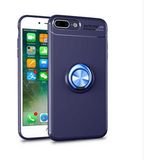 Zipax Apple iPhone 8 Plus Kılıf Ravel Yüzüklü Silikon Kapak